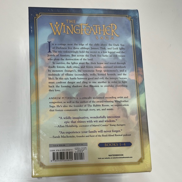 The Wingfeather Saga by Andrew Peterson 4 book hard back new in wrapper set. - Picture 3 of 5